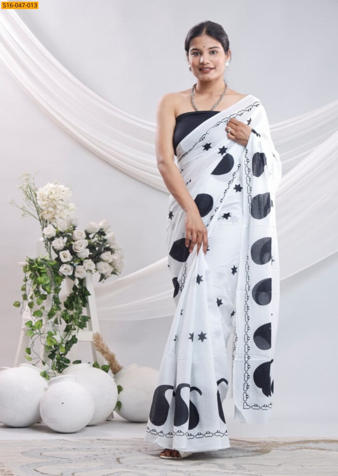 Mulmul Cotton Saree