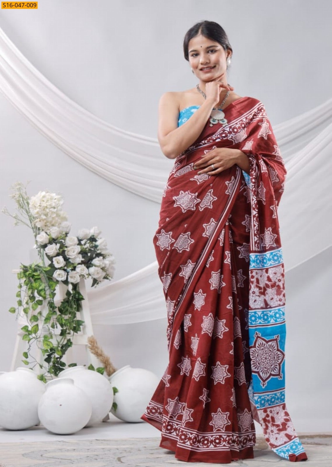 Mulmul Cotton Saree