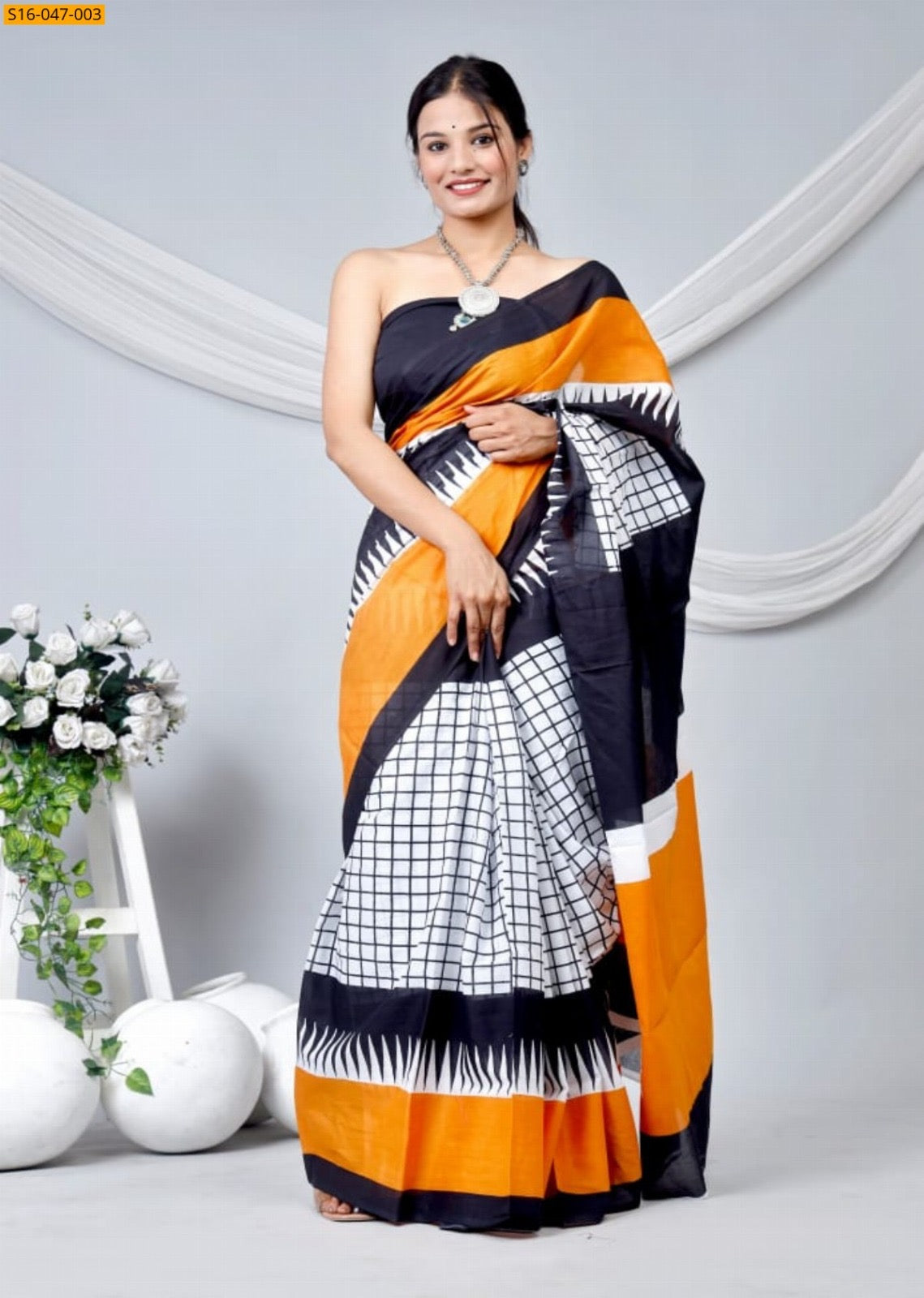 Mulmul Cotton Saree