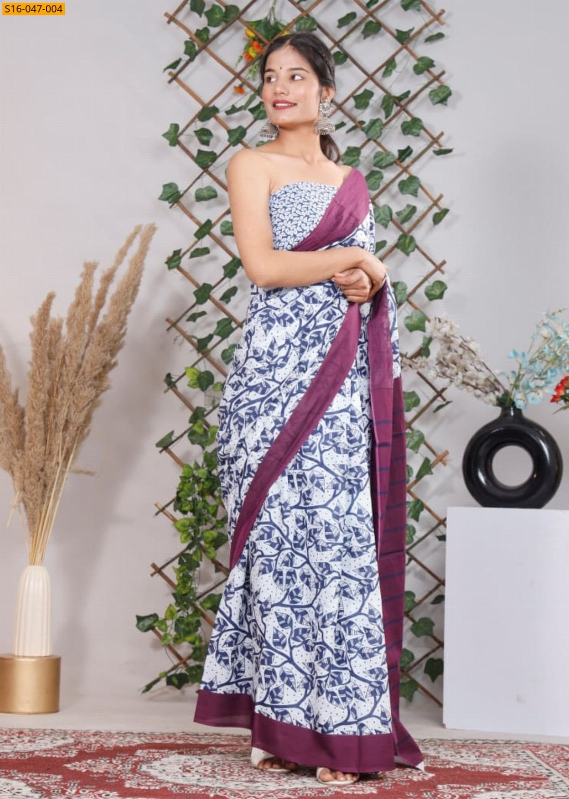 Mulmul Cotton Saree