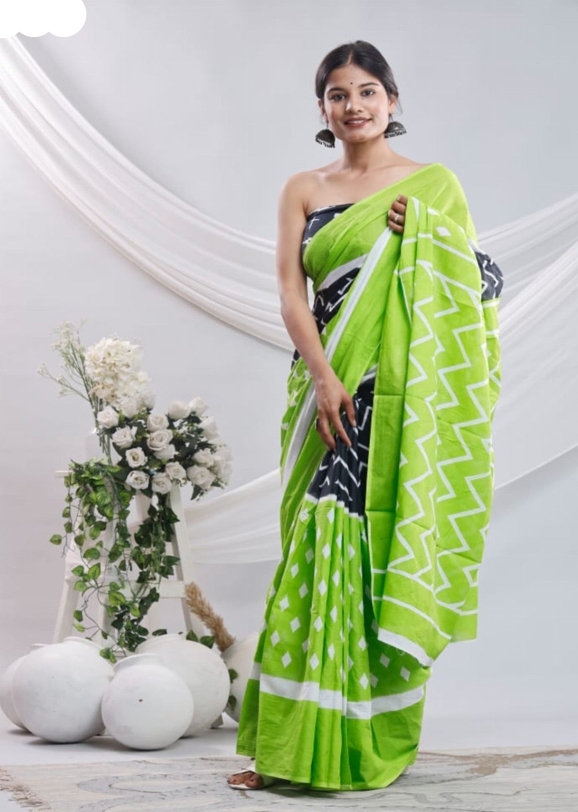 Mulmul Cotton Saree
