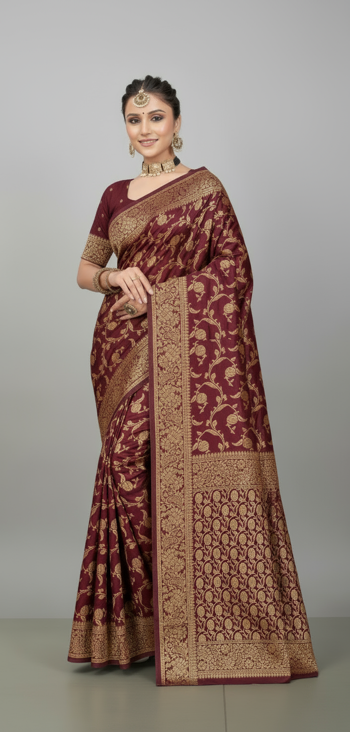 Banarasi Chanderi Saree