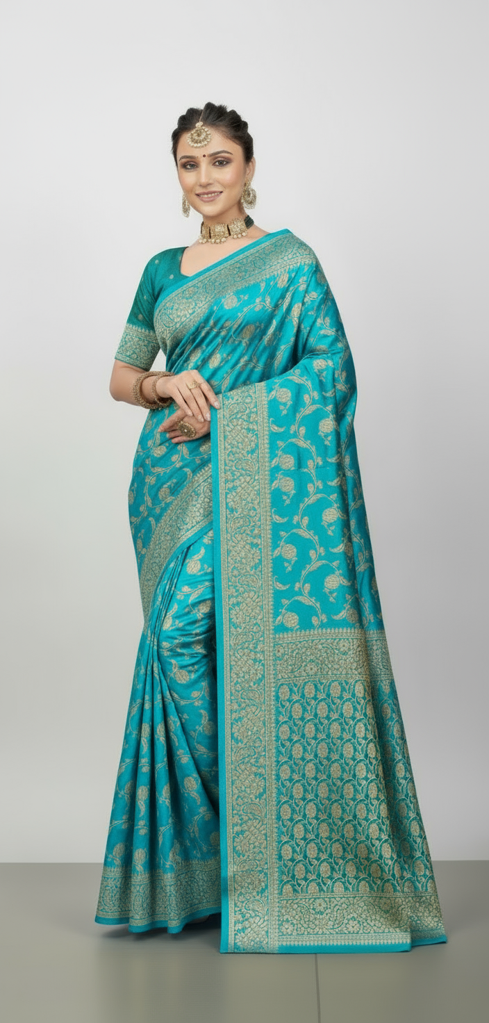 Banarasi Chanderi Saree