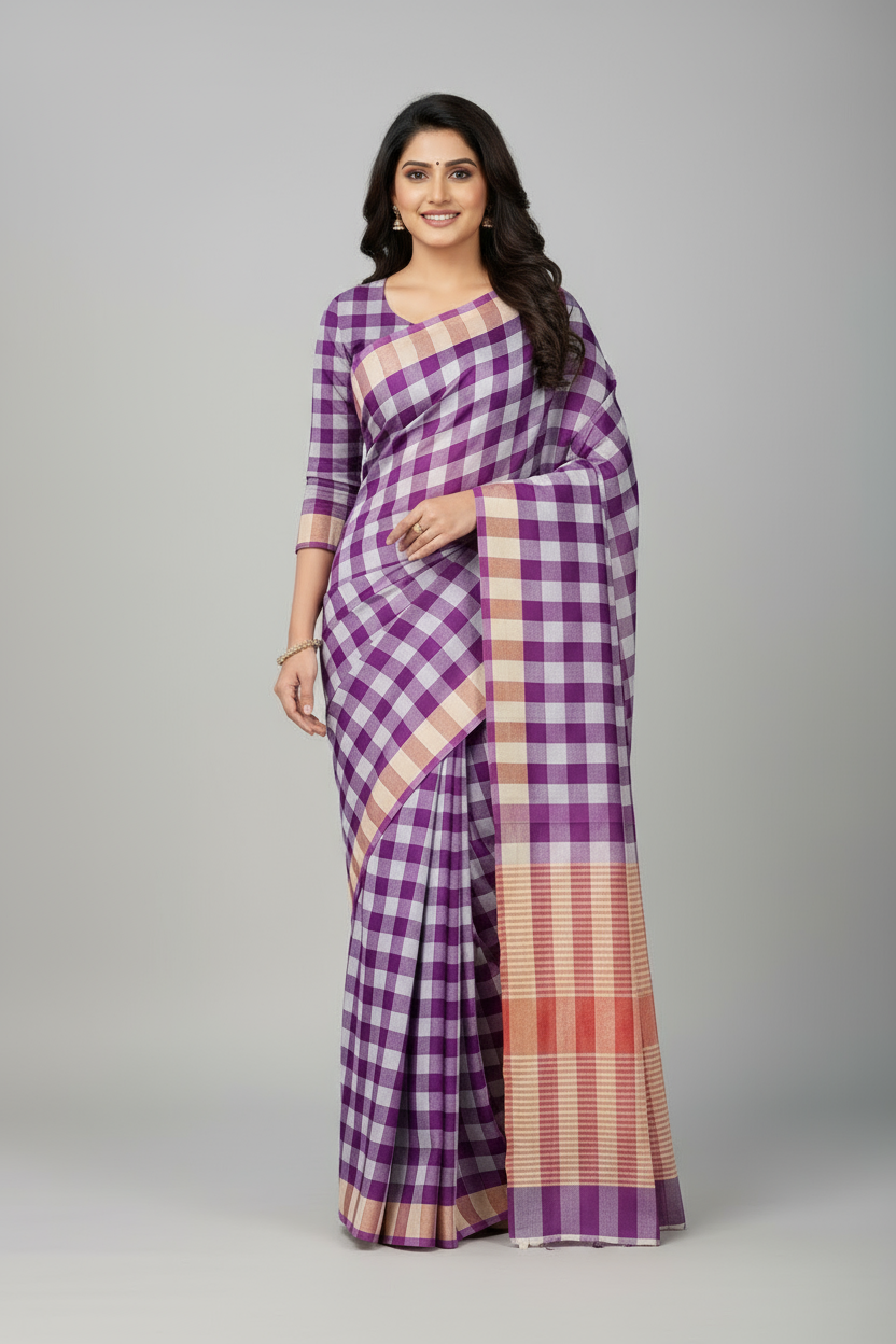 Chiral Pattu Saree