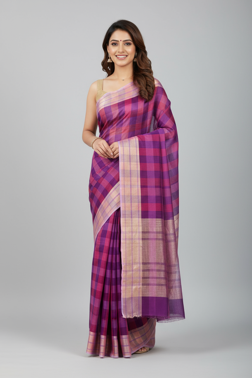 Chiral Pattu Saree