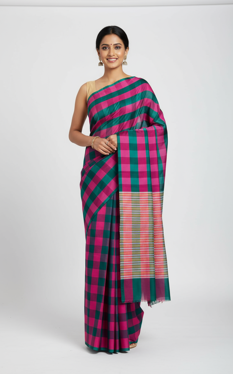 Chiral Pattu Saree