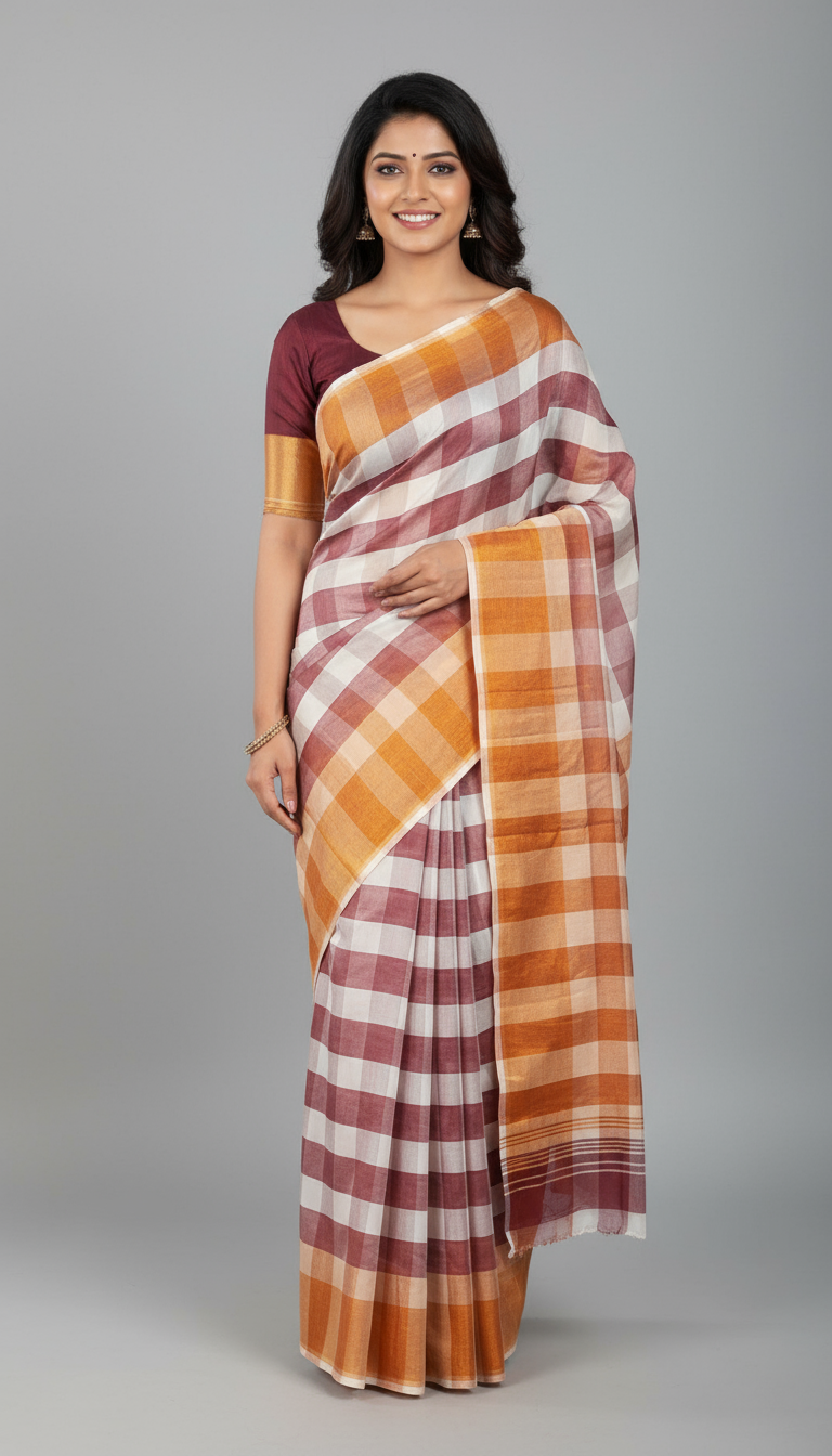 Chiral Pattu Saree
