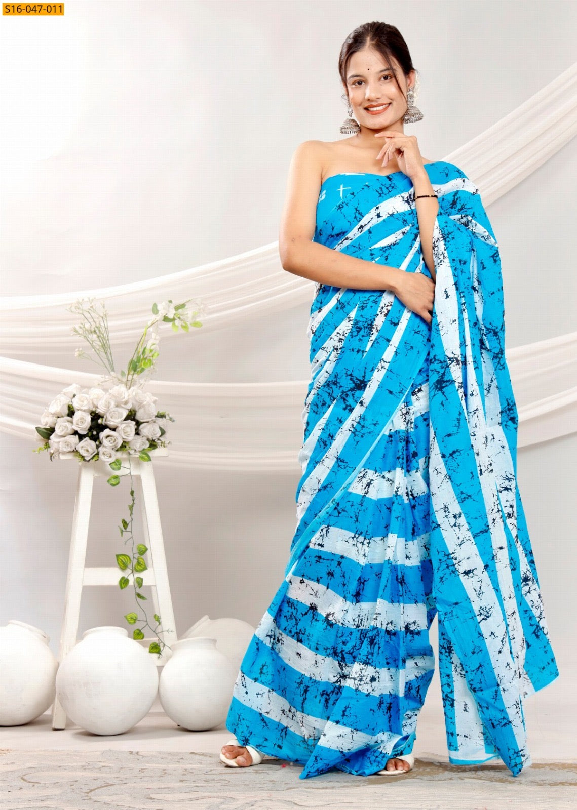 Mulmul Cotton Saree
