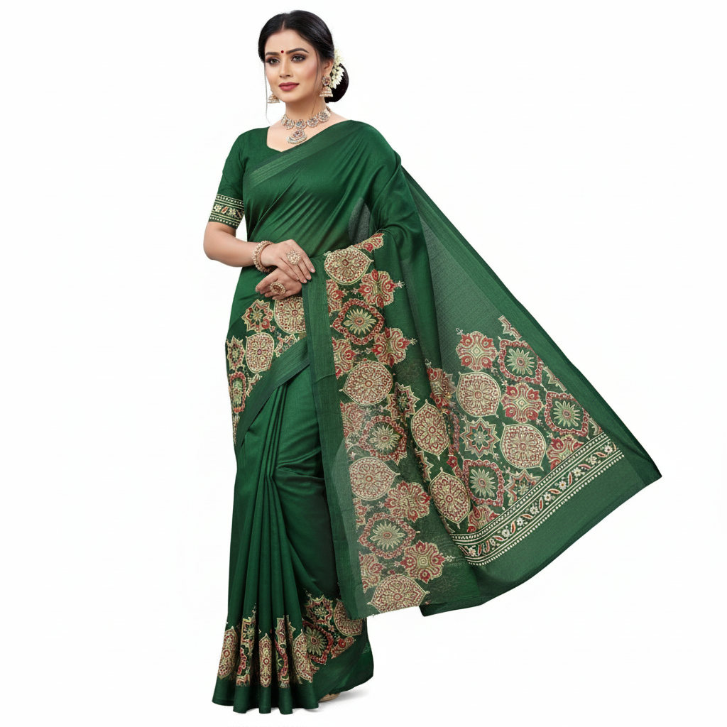 Crepe Silk Saree