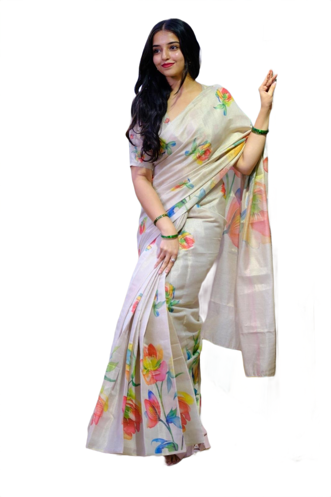 Fancy Tissue Cotton Sarees