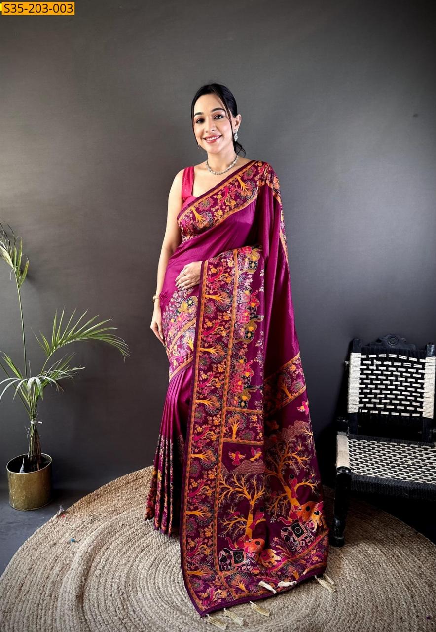 Pashmina Silk Sarees
