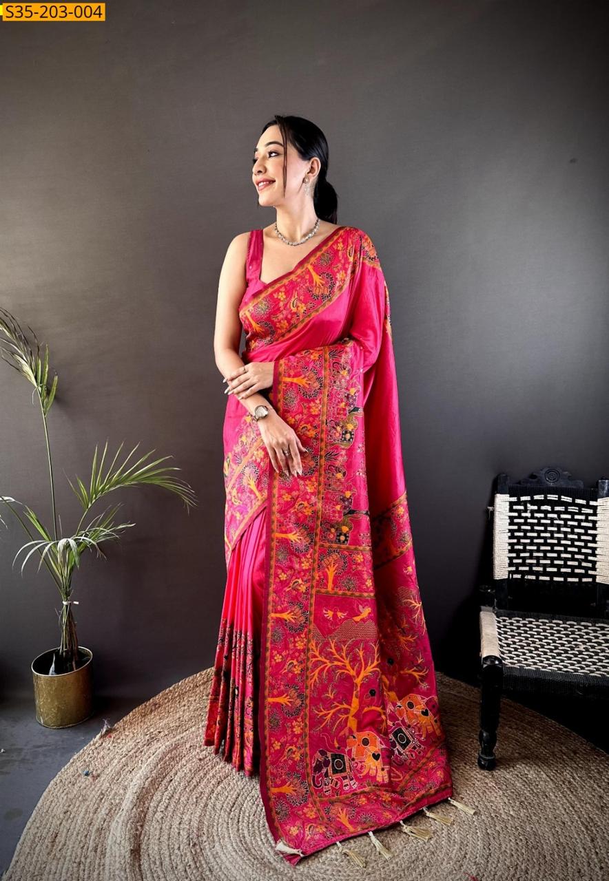 Pashmina Silk Sarees