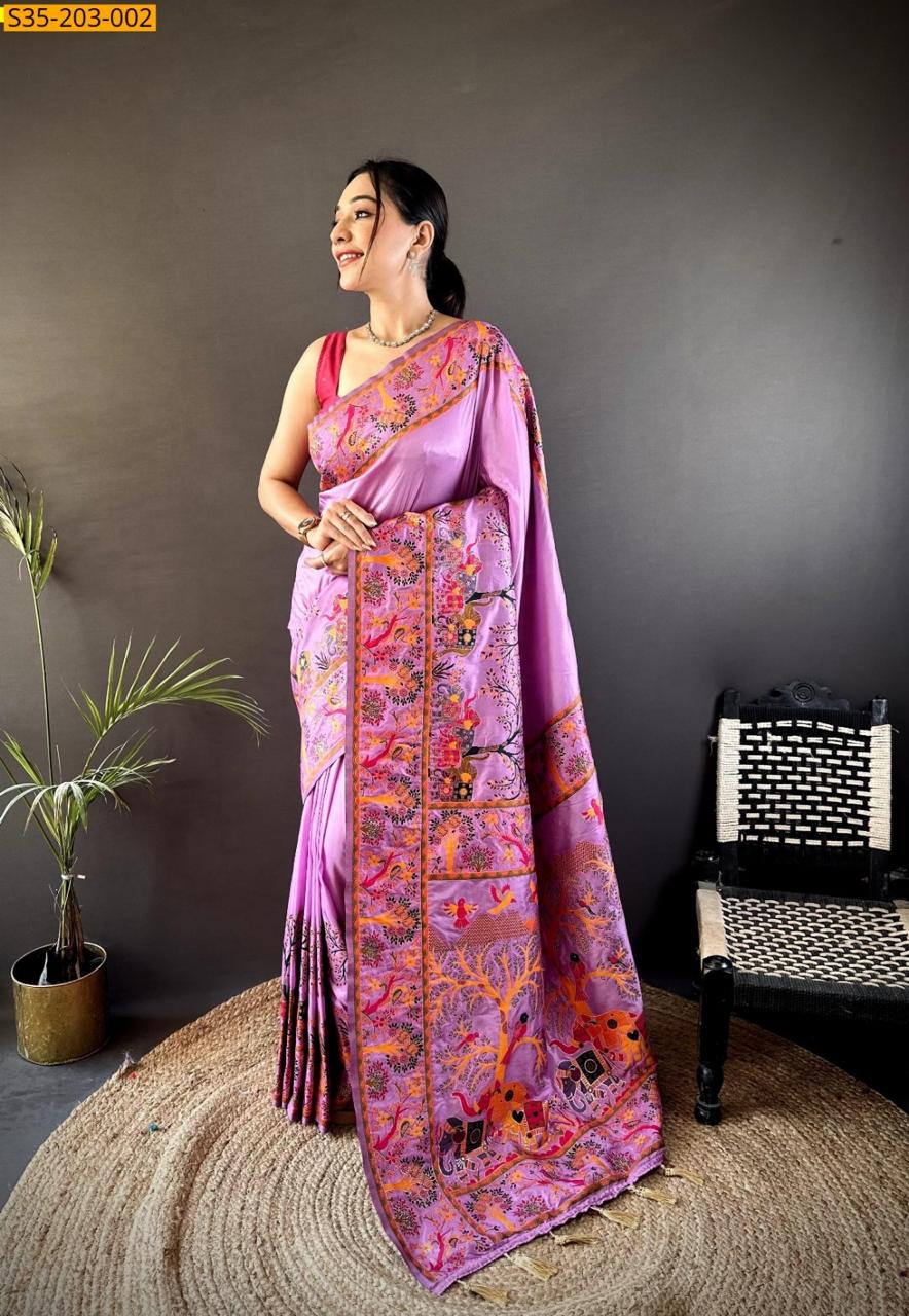 Pashmina Silk Sarees